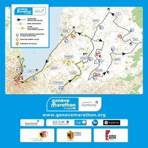 Parcours du marathon 42.196 km